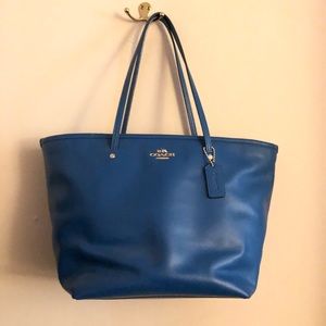 Coach Leather Tote Bag